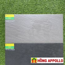 Đá lát nền 30x60 nhám đen Bạch Mã giá rẻ